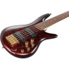 IBANEZ SR305EDXWZM Wine Red Frozen Matte basse electrique 5 cordes