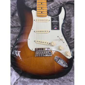 FENDER American Professional II Stratocaster touche Erable Anniversary 2-Color Sunburst - Stock B
