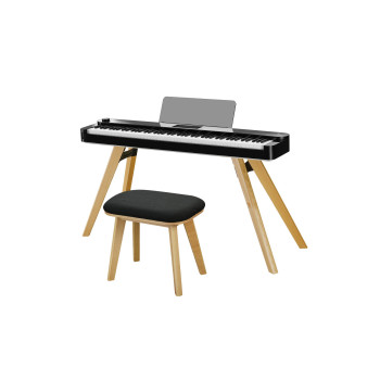 PIANOVA HD300 SB Starry Black - Bundle Piano, Stand et banc