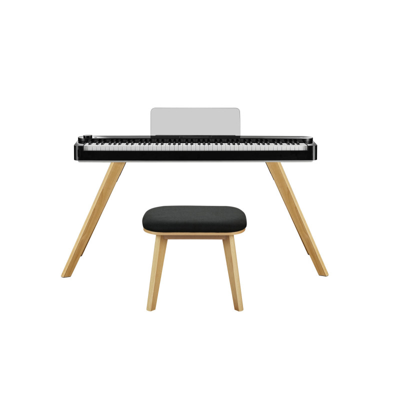 PIANOVA HD300 SB Starry Black - Bundle Piano, Stand et banc