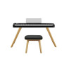 PIANOVA HD300 SB Starry Black - Bundle Piano, Stand et banc