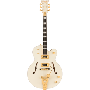 GRETSCH G8424T Billy Duffy Signature Falcon LTD avec Bigsby touche ebene Vintage White Lacquer