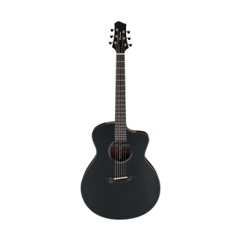 IBANEZ JGM10BSN Black Satin top, Natural High Gloss back and sides Guitare electrique avec valise