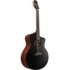 IBANEZ JGM10BSN Black Satin top, Natural High Gloss back and sides Guitare electrique avec valise