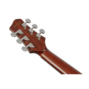 IBANEZ JGM10BSN Black Satin top, Natural High Gloss back and sides Guitare electrique avec valise
