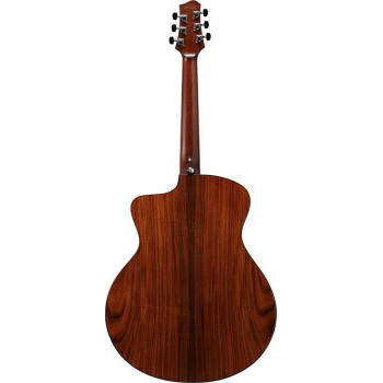 IBANEZ JGM10BSN Black Satin top, Natural High Gloss back and sides Guitare electrique avec valise