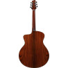 IBANEZ JGM10BSN Black Satin top, Natural High Gloss back and sides Guitare electrique avec valise