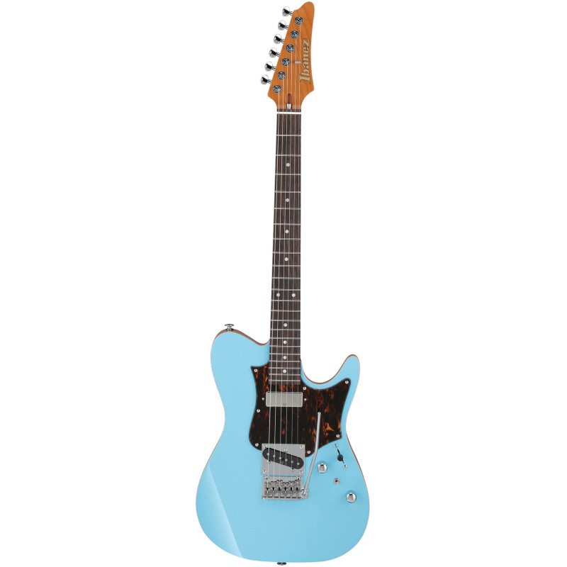 IBANEZ TQMS1CTB Celeste Blue Guitare electrique avec valise