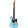 IBANEZ TQMS1CTB Celeste Blue Guitare electrique avec valise