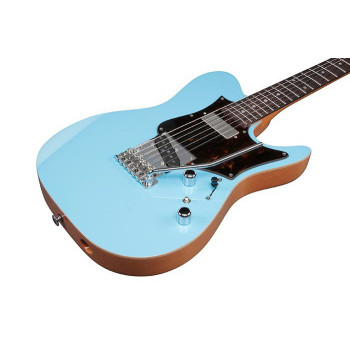 IBANEZ TQMS1CTB Celeste Blue Guitare electrique avec valise