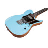 IBANEZ TQMS1CTB Celeste Blue Guitare electrique avec valise