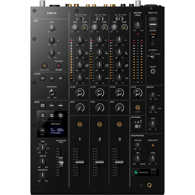 PIONEER DJ ALPHA THETA DJM V5 Table de mixage 3 voies