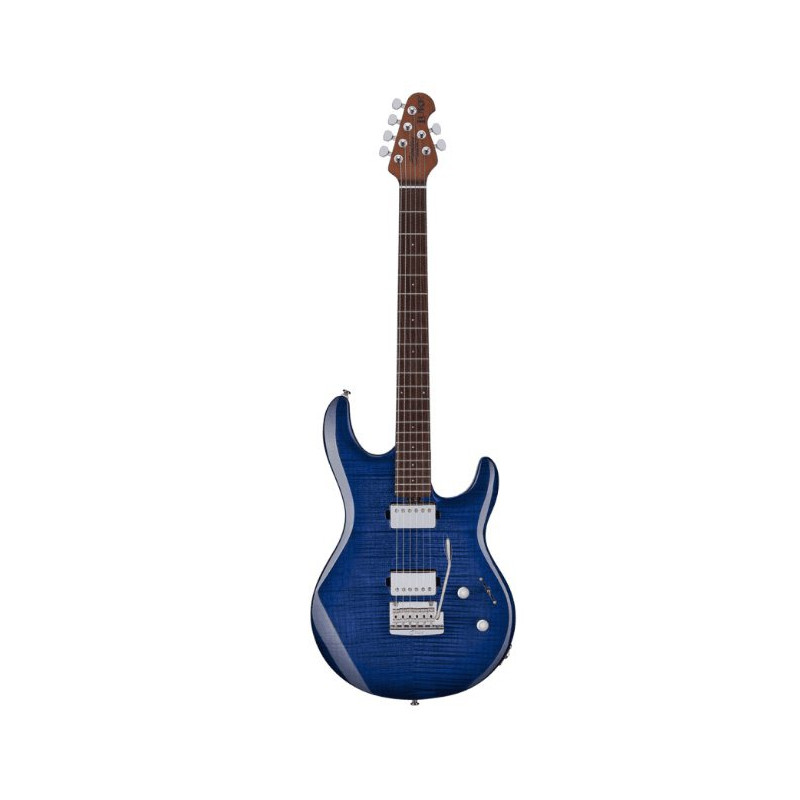 STERLING BY MUSIC MAN LK100-BLB Luke - flame maple blueberry burst