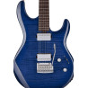 STERLING BY MUSIC MAN LK100-BLB Luke - flame maple blueberry burst