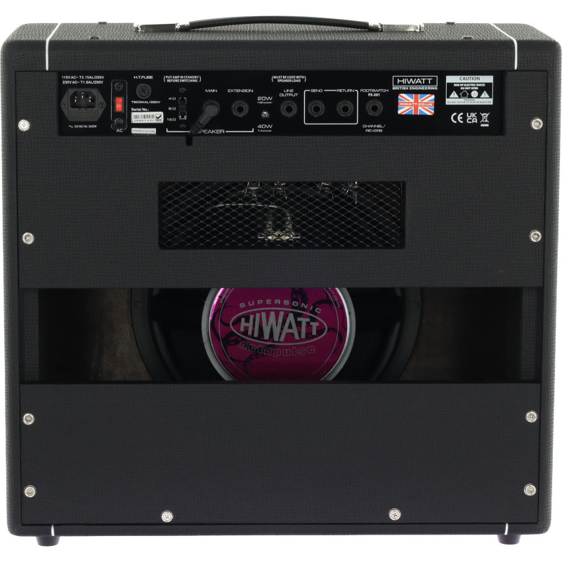 HIWATT TB-4020C-112 ampli guitare combo à lampes 40w 1x12