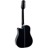 TAKAMINE GD38CE-BLK guitare électro-acoustique gd38ce black 12 cordes + housse