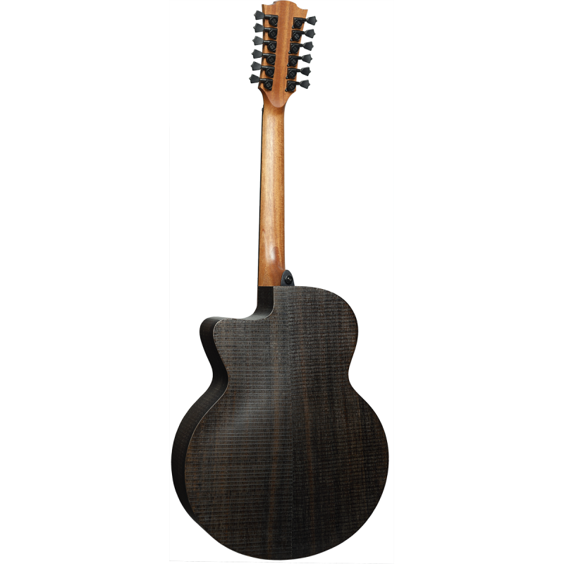 LAG SAUVAGE-J12CE guitare acoustique sauvage jumbo 12 cordes pan coupé électro