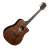 LAG SAUVAGE-DCE guitare acoustique sauvage dreadnought pan coupé électro