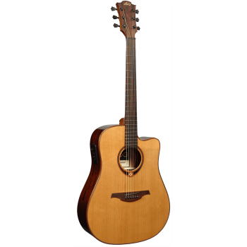 LAG T118DCE dreadnought cutaway electro