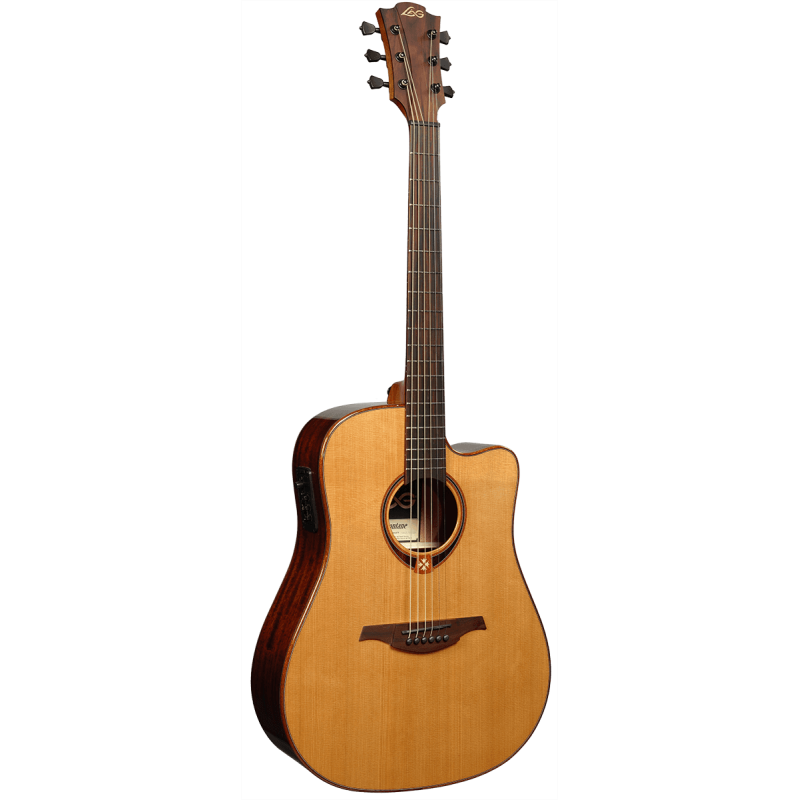 LAG T118DCE dreadnought cutaway electro