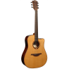 LAG T118DCE dreadnought cutaway electro