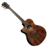 LAG SAUVAGE-L-ACE guitare acoustique sauvage auditorium pan coupé électro gaucher