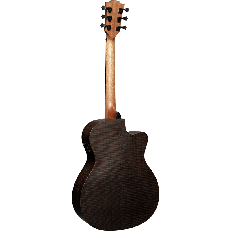 LAG SAUVAGE-L-ACE guitare acoustique sauvage auditorium pan coupé électro gaucher