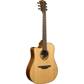 LAG TL118DCE lefty dreadnought cutaway electro