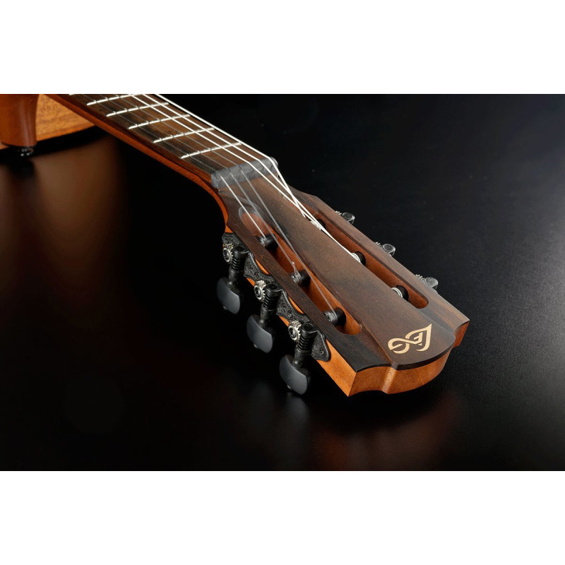 LAG ESCAPADE-N-RCE guitare acoustique escapade nylon red cedar électro