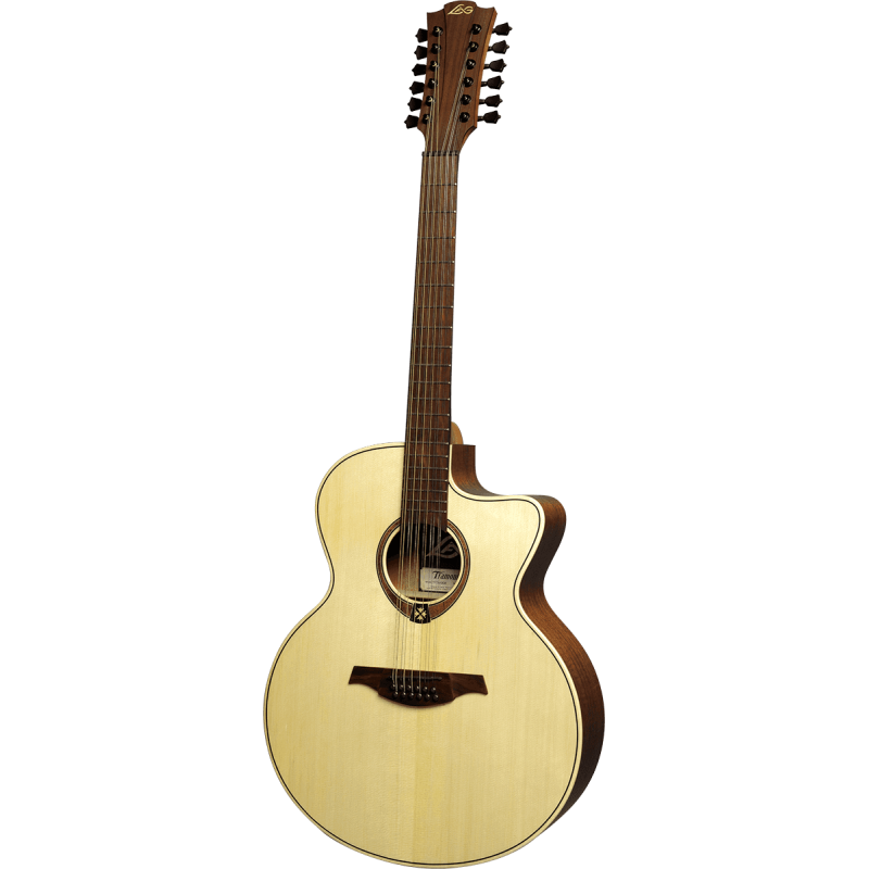 LAG T177J12CE tramontane jumbo 12 cordes electro-acoustique