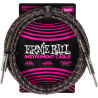 ERNIE BALL 6427 cables instrument gaine tissée jack/jack 3m purple python