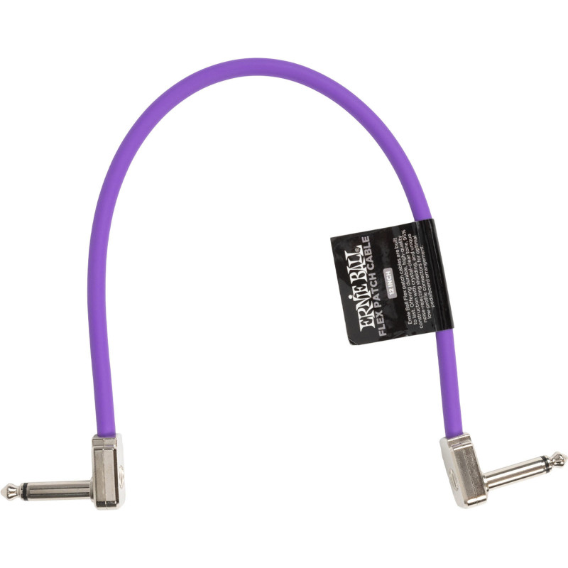 ERNIE BALL 6448 câble de patch flex 30cm - violet
