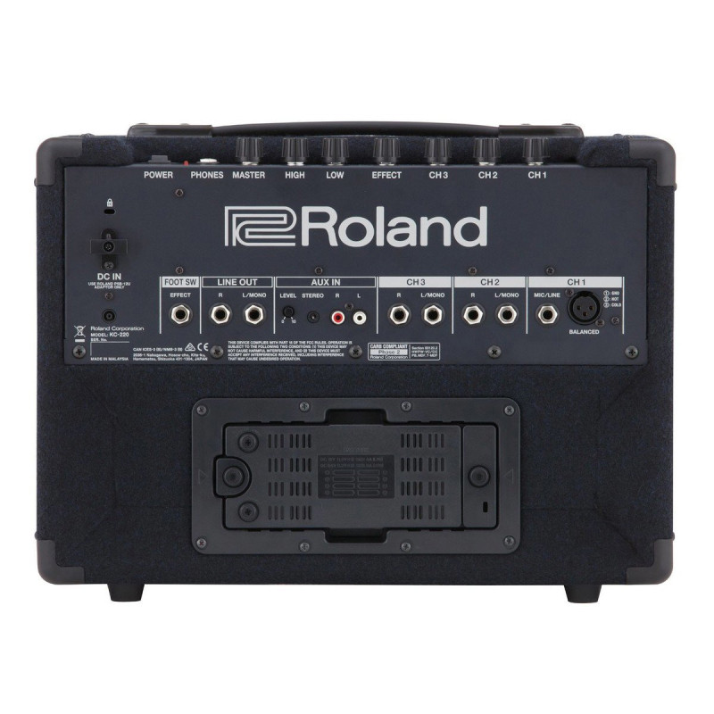 ROLAND KC-220 30 watt 3 channel battery powered keyboard amplifier