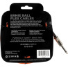ERNIE BALL 6467 câbles instrument flex jack/jack coudé 6m orange