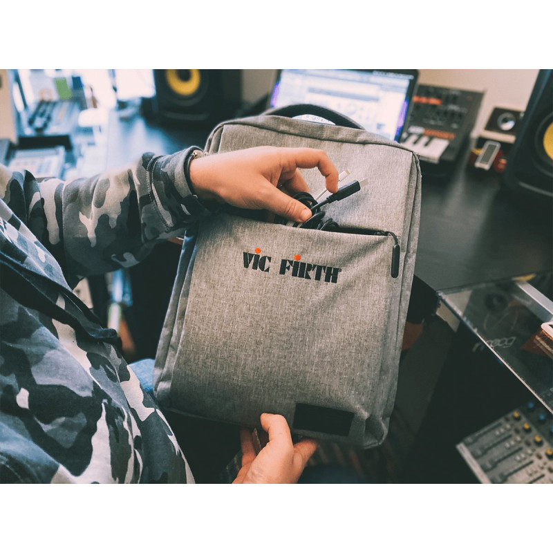 VIC FIRTH  PBKPK sac a dos de voyage gris