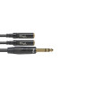 STAGG NYA010/PS2MJSR série n cable y mini jack/jack (m/f) stéréo 10 cm