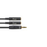 STAGG NYA010/MPS2MJSR cable adaptateur en y série n - mini jack stéréo m / 2x mini jack stéréo