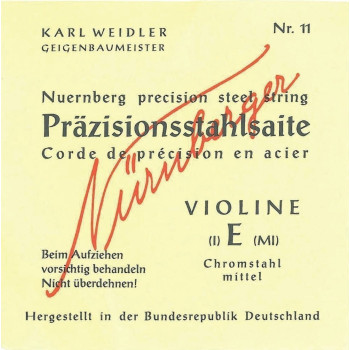 NÜRNBERGER Cordes Violon Präzision Noyau plein 1/2