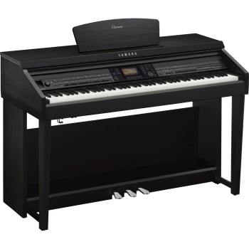 YAMAHA CVP701B clavinova piano cfx/boesen. 88 touches gh3x noyer noir
