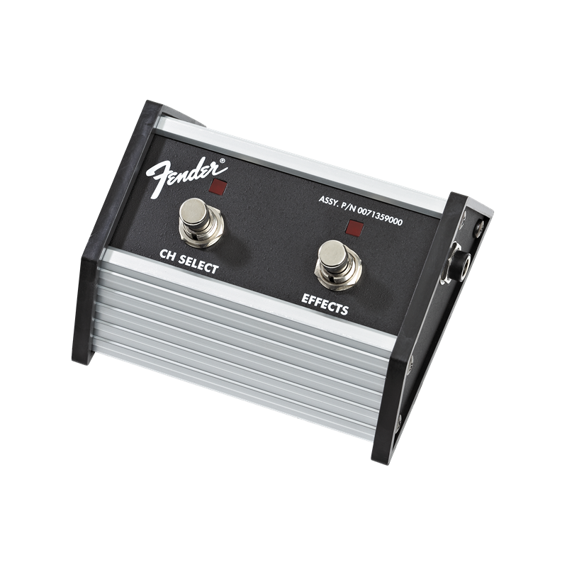 FENDER 2-Button Footswitch: Channel Select / Effects On/Off with 1/4" Jack