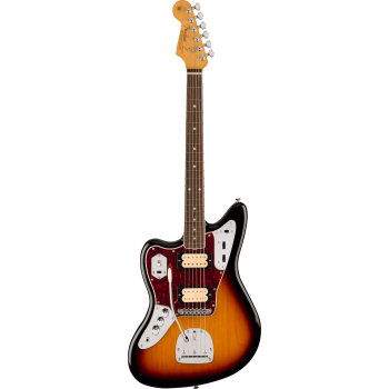 FENDER Kurt Cobain Jaguar Gaucher touche palissandre 3-Color Sunburst