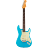 FENDER American Professional II Stratocaster touche palissandre Miami Blue - Déstockage