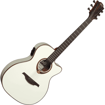 LAG T118ASCE-IVO auditorium slim cutaway electro ivory