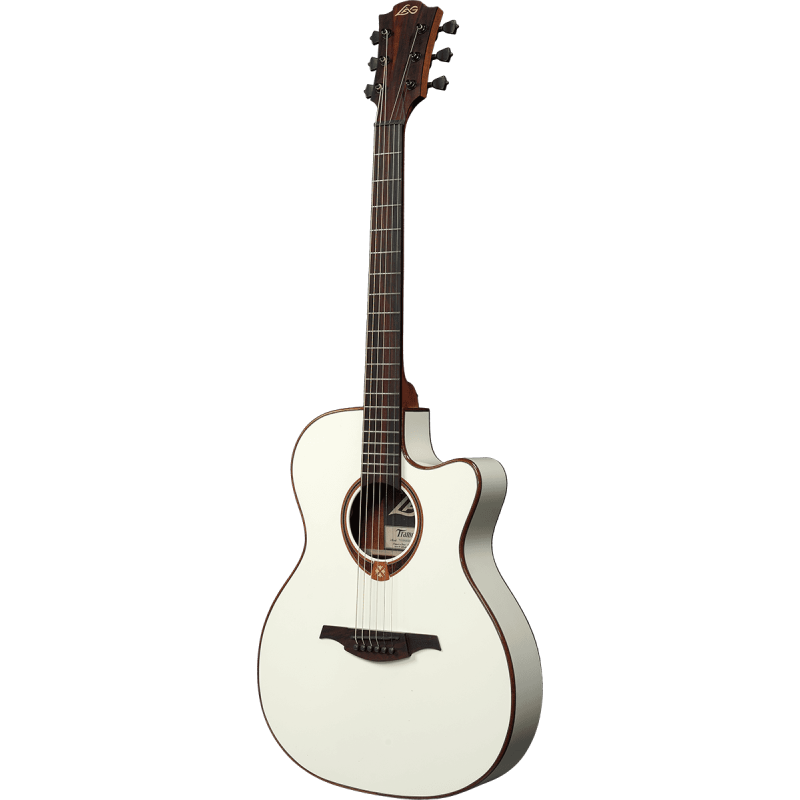 LAG T118ASCE-IVO auditorium slim cutaway electro ivory