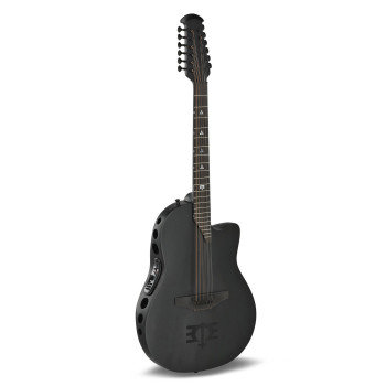 ADAMAS 1598-MEIII Melissa Etheridge Signature Mid Cutaway 12-cordes Black Satin
