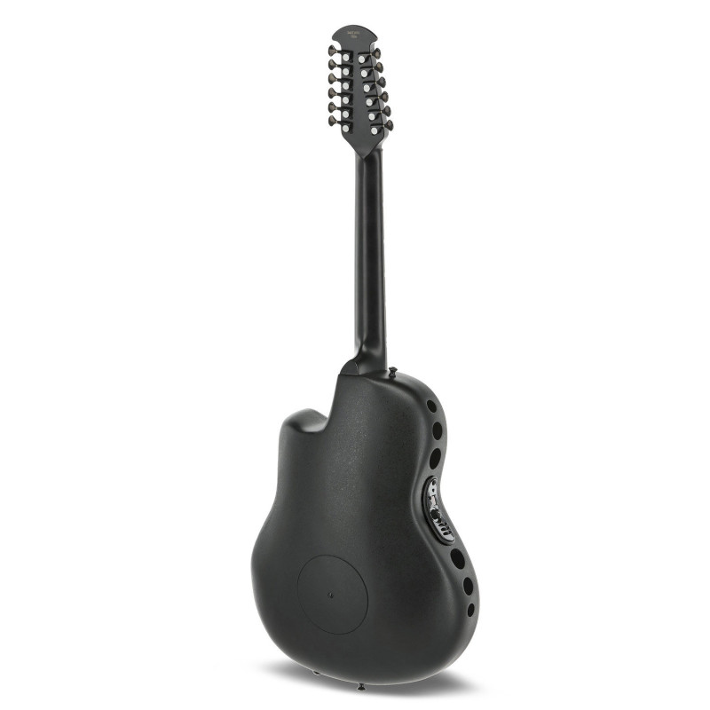 ADAMAS 1598-MEIII Melissa Etheridge Signature Mid Cutaway 12-cordes Black Satin