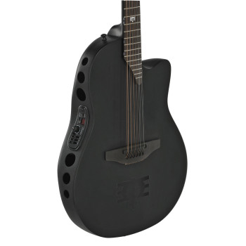 ADAMAS 1598-MEIII Melissa Etheridge Signature Mid Cutaway 12-cordes Black Satin