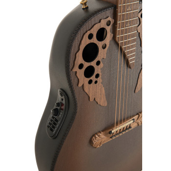 ADAMAS 1687GT Deep Non-Cutaway Reverse Brown Burst