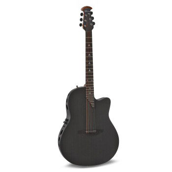 ADAMAS Guitare électro-acoustique 156SP-5-G Evolution Series Deep Cutaway Noir carbone naturel