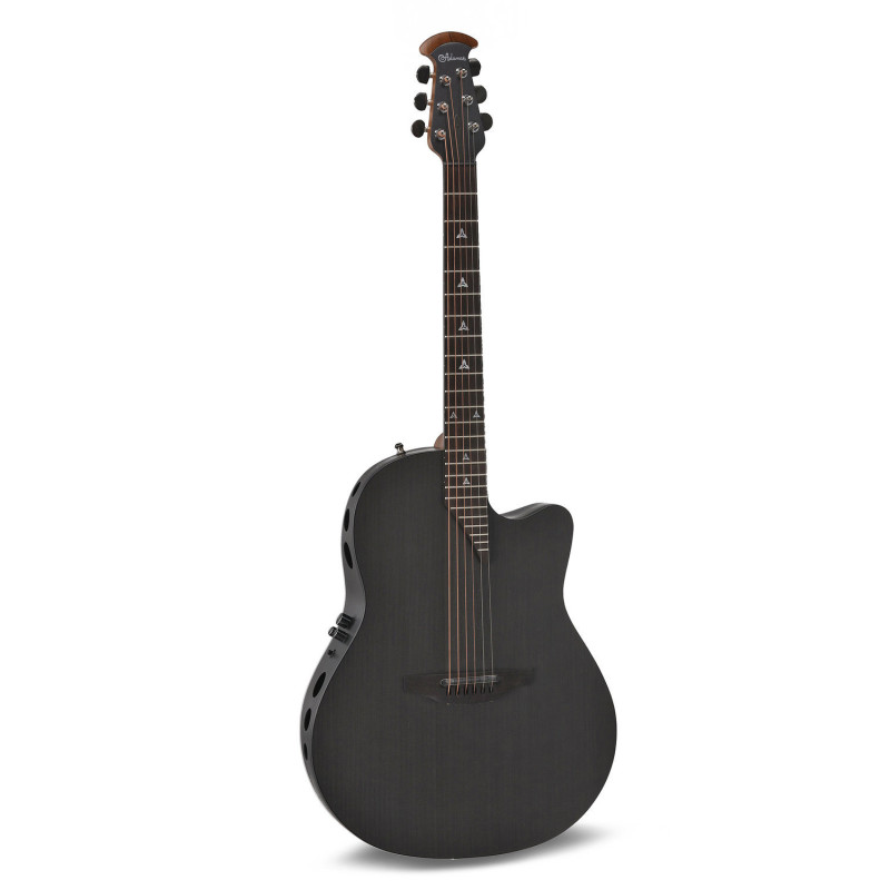 ADAMAS Guitare électro-acoustique 156SP-5-G Evolution Series Deep Cutaway Noir carbone naturel